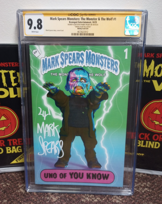 #ad Mark Spears Monster And The Wolf #1 UNHOLY GRAIL 1:1 Variant Cover CGC 9.8 SS $10000.00