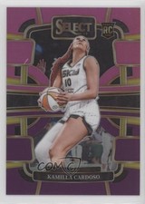2024 Panini Select WNBA Pink & Purple Prizm 20/99 Kamilla Cardoso Rookie RC 1j8b