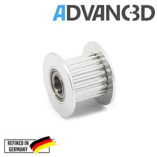 Advanc3D Spannrolle für 5 mm Achsen 20 Zähne für 10mm Riemen - GT2 Pulley mit Ku