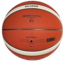 Molten BG3800 FIBA Approved Indoor/Outdoor Basketball Ball - Orange/Ivory, Size