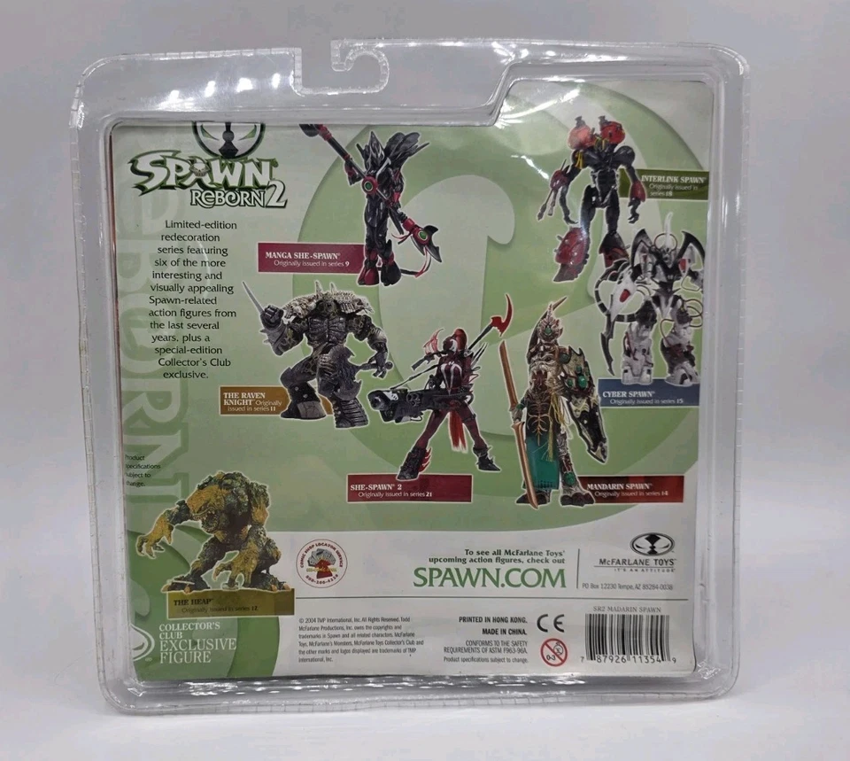 Figura McFarlane Toys MANDARIN SPAWN - Spawn Reborn Serie 2 - NUEVO Sellado 2004 Foto 4 de 4