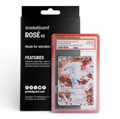 GradedGuard PSA Graded Card Case Guard Protector ROSE V2 PSA Limited Edition