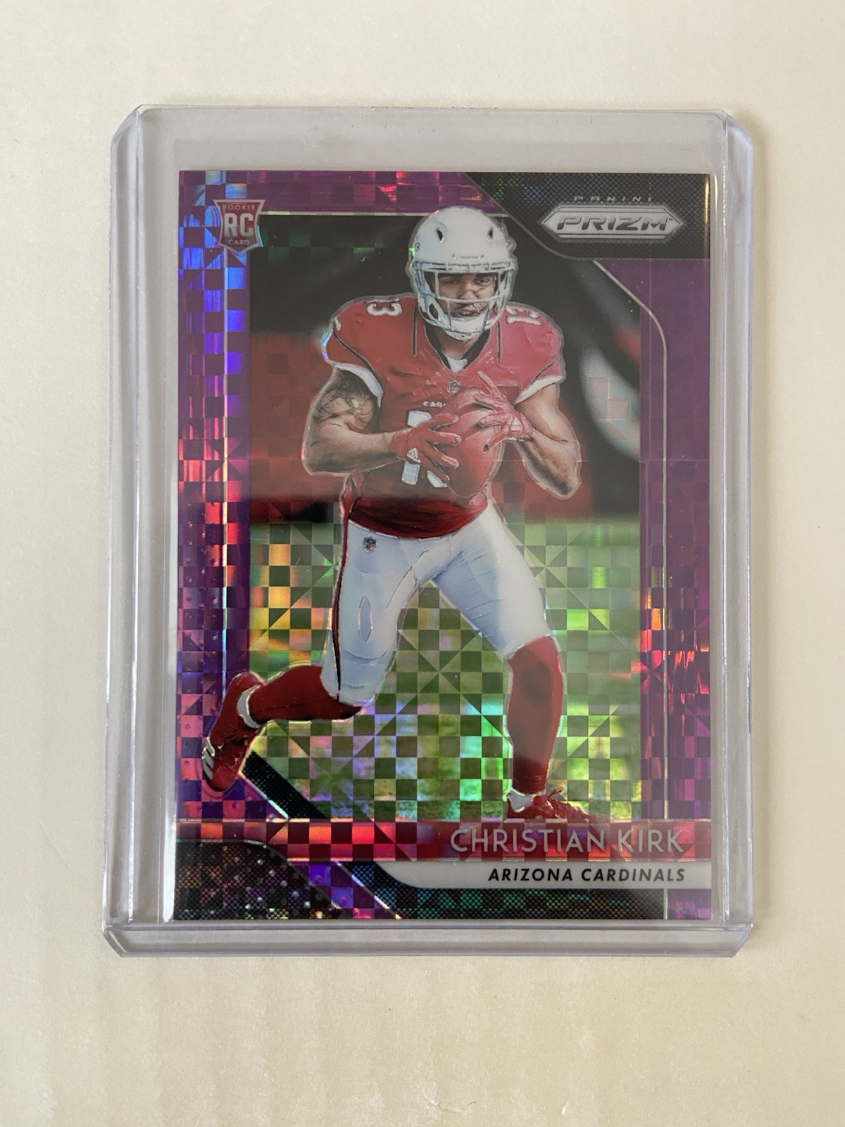 2018 CHRISTIAN KIRK - PANINI PRIZM PURPLE POWER Rookie RC # /49 (RARE!!) 🔥🔥