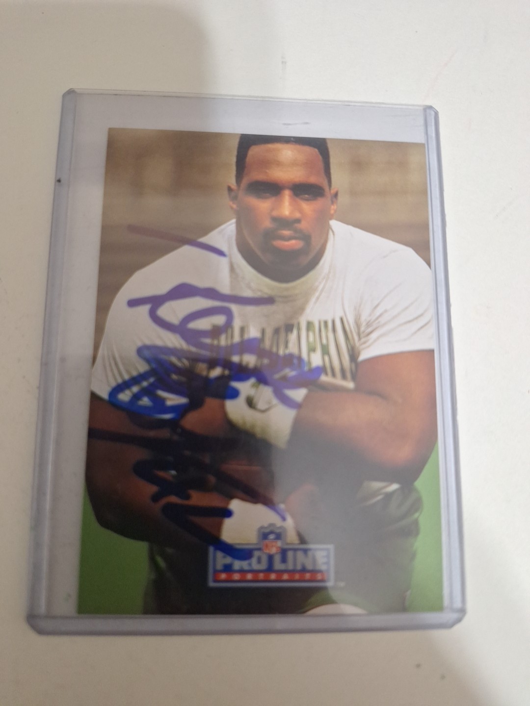 Keith Byars Autograph Card