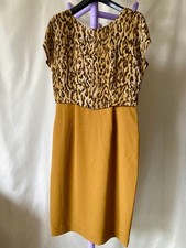 Vintage Leopard Print Dress