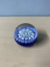 Vintage Scottish John Deacons STK Glass Paperweight