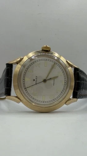 Vintage Rolex Precision Mens Watch Aftermarket Band (Not Working)