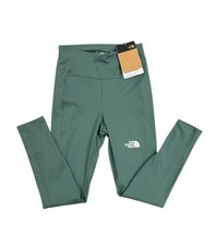 NWT The North Face Youth leggings Girls Size L (12) Dark Sage Athletic Flash Dry