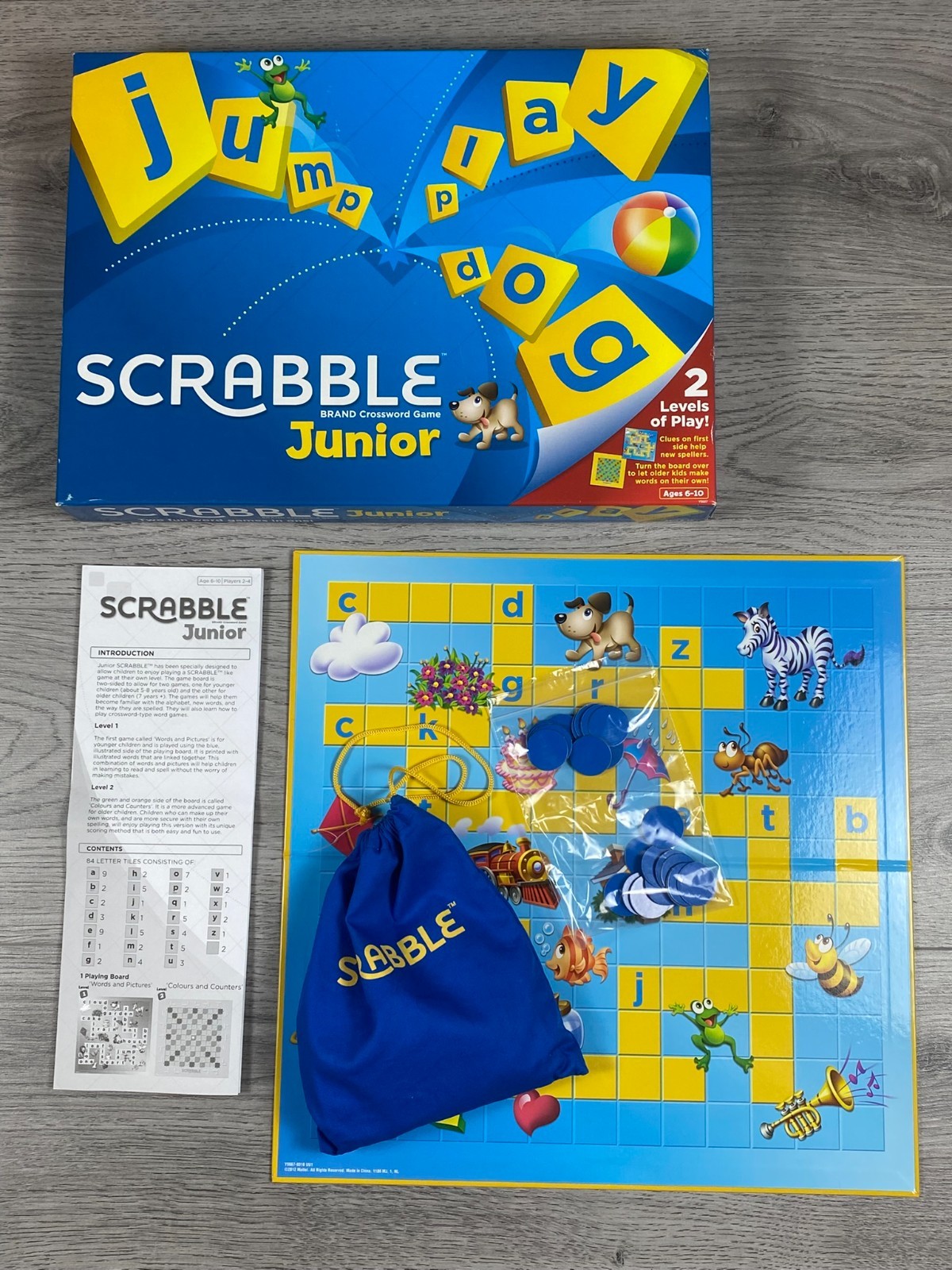Mattel Games Scrabble Junior Board Game (Y9667)