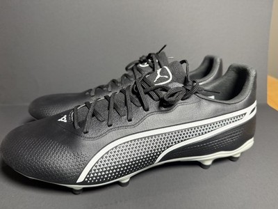 PUMA King Pro FG/AG Black Athletic Sports Soccer Cleats 107566-01 Men's Size 10