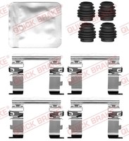 Quick Brake ZubehöRsatz Scheibenbremsbelag FüR Hyundai Staria Bus US4 2.2