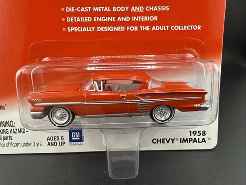 2002 Johnny Lightning American Chrome 1958 CHEVY IMPALA RED super nice - Picture 2 of 3