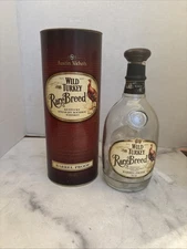 Wild Turkey Rare Breed Barrel Proof Bourbon CONTAINER Tube and BOTTLE WT-01-99
