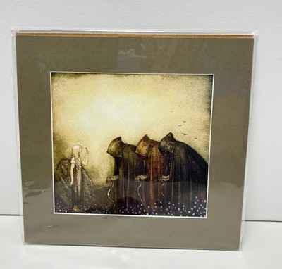 John Bauer The Golden Key'' Swedish Artist Folklore 10in