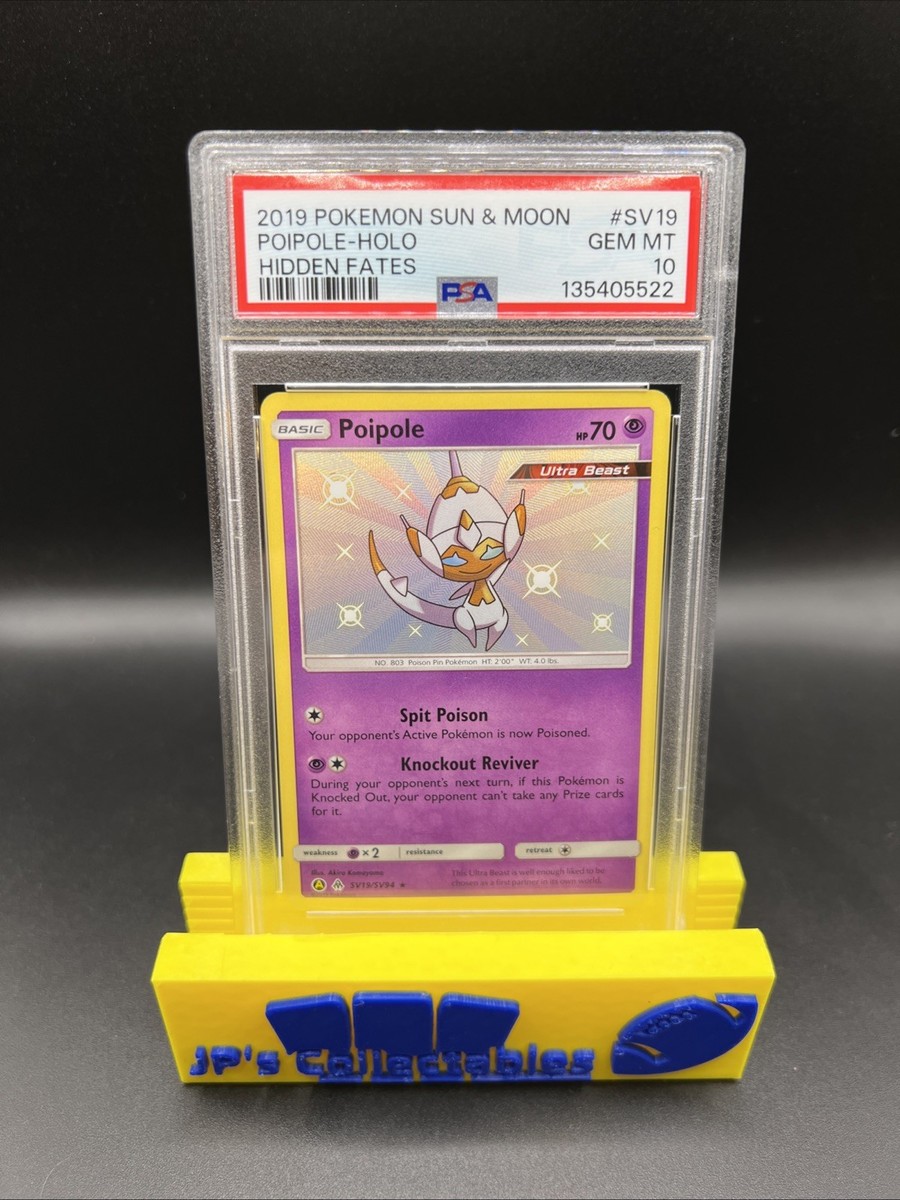 shiny poipole pokemon card SV19/SV94 | Rare Holo | Hidden Fates Vault Evolves from null Type Poipole Hidden Fates Shiny SV19/SV94