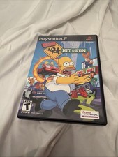 The Simpsons Hit and Run PlayStation 2 PS2 With Manual Cib Tested Black Label