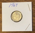 1964 Roosevelt Dime AU Philadelphia Cold War Era Final 90% Silver Issue US Coin — photo 1