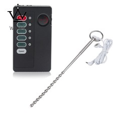 Male Electric E-stim Stretcher Urethral Sounding Rod Penis Plug Dilator Set