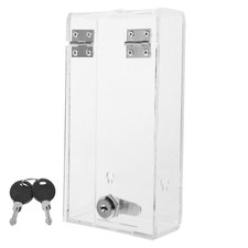 Transparent Phone Lock Box With Key For Secure Mobile Storage