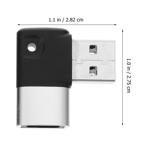 2 Pcs Type-c Adapter Usb Right Anlge Adapters to Usb-c Converter - 第 8/12 張圖片