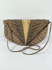 Vintage Bags by Pinky Genuine Leather Snakeskin Crossbody Shoulder Bag 80 s/90 s