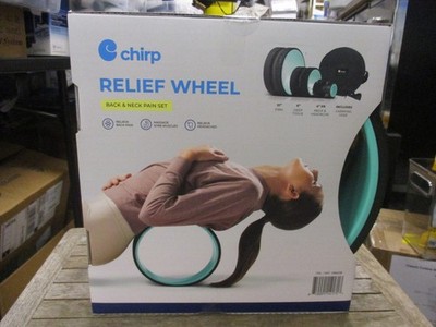 Chirp Wheel Set Back Pain Relief 3 Pack 10 6 4 Inch Yoga Stretch Wheels NOB
