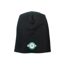 BLUNT Streetwear Black Beanie Direct Embroidery VINTAGE HAT Skateboarding 1990's