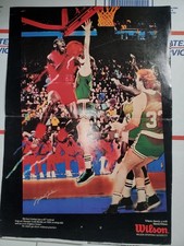 Michael Jordan Larry Bird 1987 WILSON SPORTING GOODS POSTER RARE