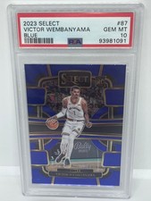 2023 Select Victor Wembanyama Blue PSA 10