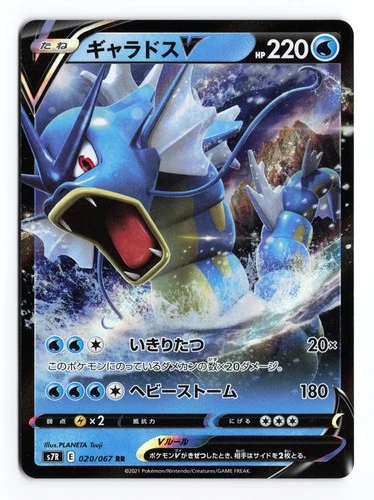 Gyarados V 020/067 Blue Sky Stream 2021 Double Rare Japanese Pokemon TCG NM/LP