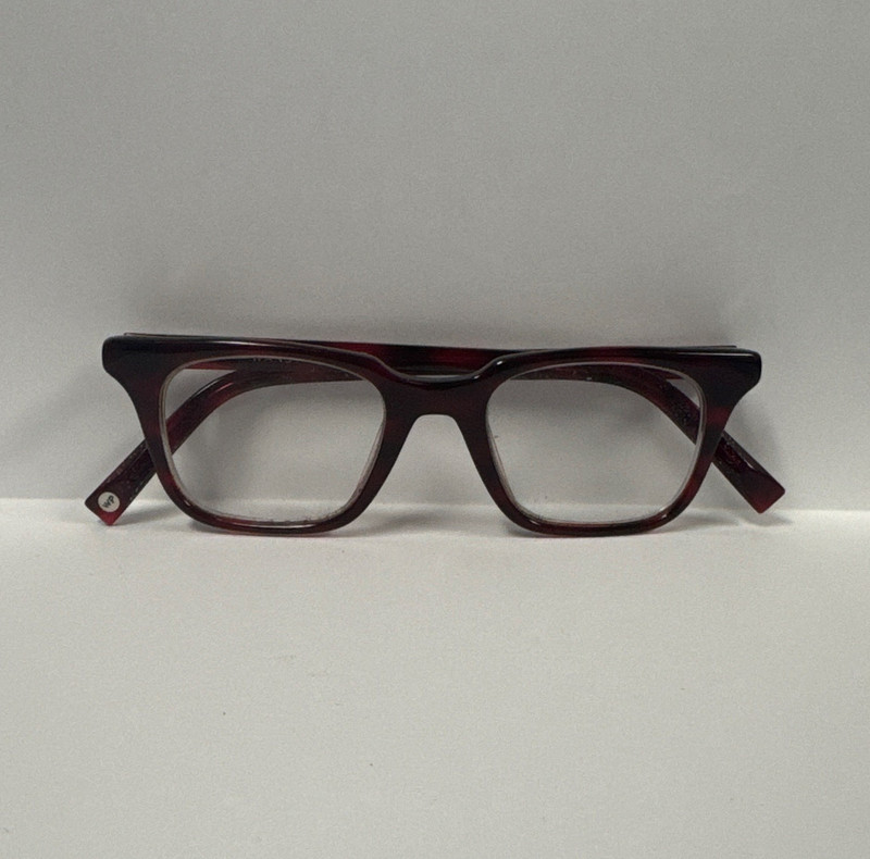 Warby Parker Clark 608 Burgundy Rectangular Eyeglass Frames 47-19-145. #48