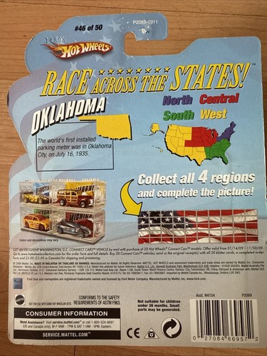 HOT WHEELS CONNECT CARS OKLAHOMA '58 FORD THUNDERBIRD NUOVO CON SCATOLA - Foto 2 di 3