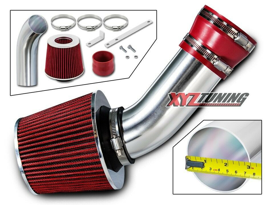 Rosso Corto RAM Aria Aspirazione + Filtro Per 98-03 CLK/E / ML 320/98-02 E