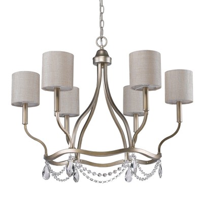 Acclaim Lighting Margaret Gold Steel 6-light Chandelier Gold Casual