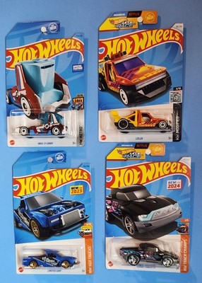 (4) Hot Wheels - Haul-O-Gram, Limited Grip, Terra-Tracktyl, Lolux (NEW) Gift  