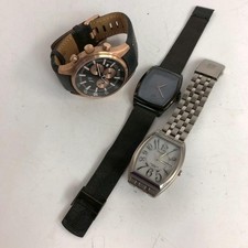 Lot de 3 montres chronographes solaires pour hommes ELGIN