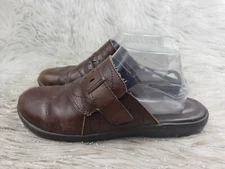 BOC Born Concept C95123 Brown Leather Slide On Casual Shoes Size 9