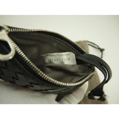 【美品】Bottega Veneta ブラック コインケース BOTTEGAボッテガ コインケース イントレチャート 小銭入れ 財布