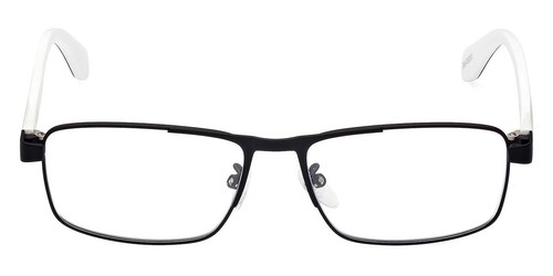 Adidas OR5054 002 montatura per occhiali da vista rettangolare in metallo nero/bianco 55-16-145 - Foto 1 di 3