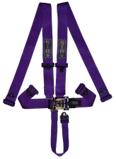 Nascar Race Harness 5-Point SFI Approved Racing Belt Buckle F2 F1 - PURPLE STR
