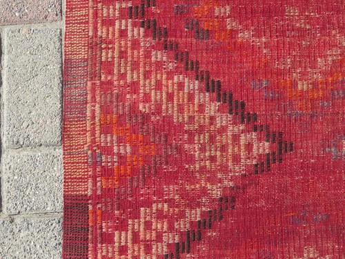Turkish Wool Kilim Runner, Rugs Runner, Carpet Runner, Long ModernKelim 29"x111" - Picture 19 of 24