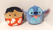 NICE Disney Lilo  Stitch Squishmallow 7" Plush Kellytoy Stuffed Plush Set Of 2
