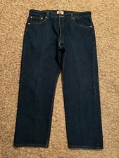 Vintage Levi's 501 Straight Leg Jeans Mens tag 40x30 MEASURED 37x27 9202