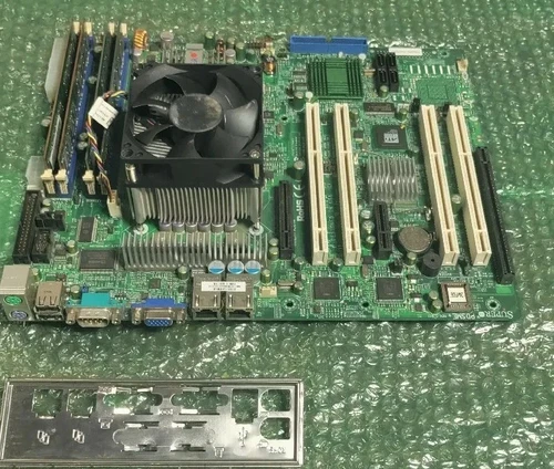 SUPERMICRO PDSME+ Server Motherboard BIOS DM4P9067 Core 2 Duo CPU + I/O Shield
