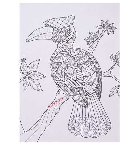 ADULT ANTI-STRESS COLOURING BOOK MIND RELAXING BOOKS Colour Therapy ALL AGES - Picture 40 of 233