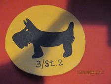WWII LUFTWAFFE BATTLE OF BRITIAN STUKA 3ST.G2 GROUP SCOTTIE  FLIGHT JACKET PATCH