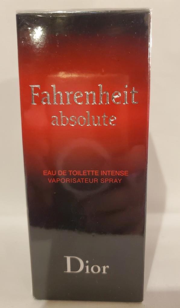 DIOR *FAHRENHEIT ABSOLUTE* HUGE 3.4oz 100ml EDT cologne VERY