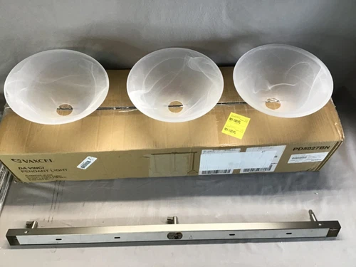 Vaxcel PD5027BN Da Vinci 3-Light Multiple Pendants in Transitional and Linear - Picture 21 of 22