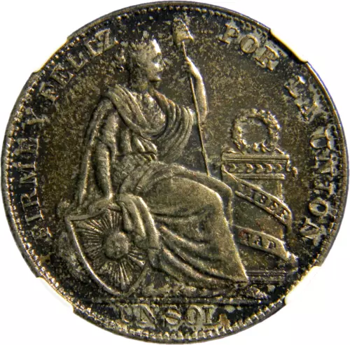 Peru 1934 Sol NGC MS61  (01-2)