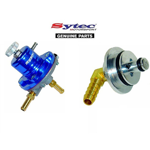 SYTEC FUEL PRESSURE REGULATOR + FIAT COUPE 20v TURBO / 16V FUEL RAIL ADAPTOR - Afbeelding 1 van 1